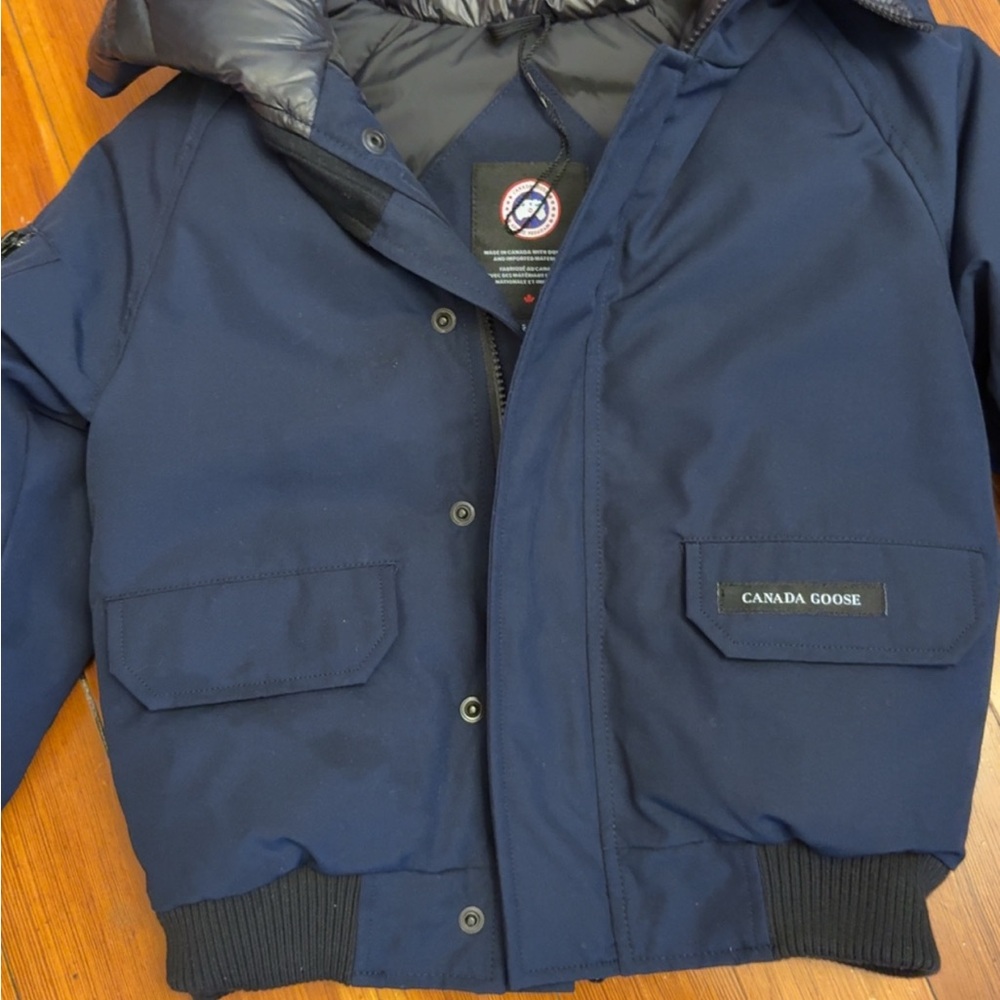 Canada Goose Kids Dark Blue Puffer Jacket